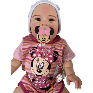 Bebe reborn realista mz. pode dar banho