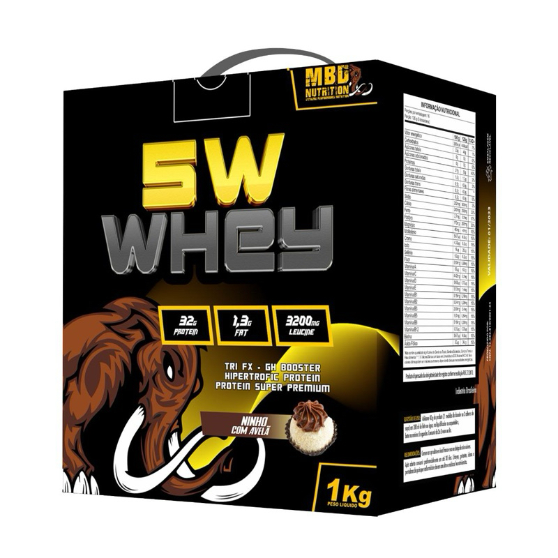 Whey Protein 5w Mbd Nutrition 1kg PromoÇÃo Shopee Brasil