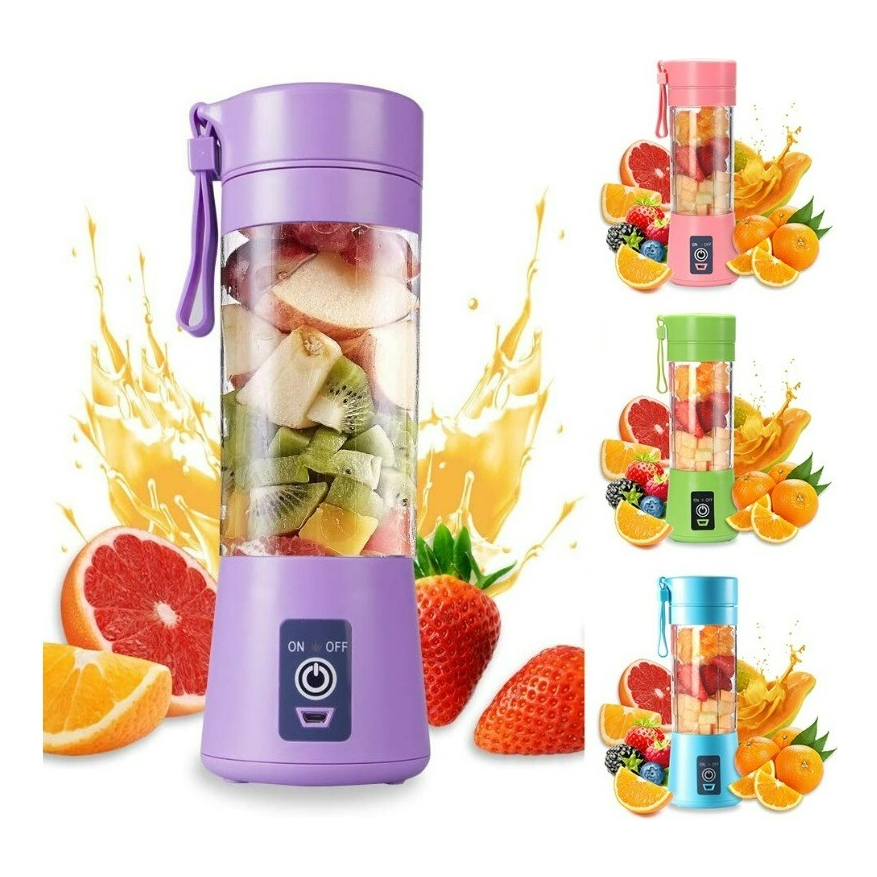 Mini Liquidificador Elétrico Portátil Recarregável Shake Potente ...