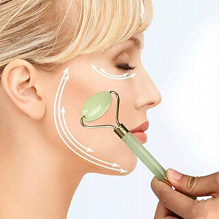 Massageador Facial Jade Roller Oceane