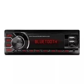 Rádio Som Automotivo MP3 C/ Bluetooth 2 USB's Aux Pen Drive 1