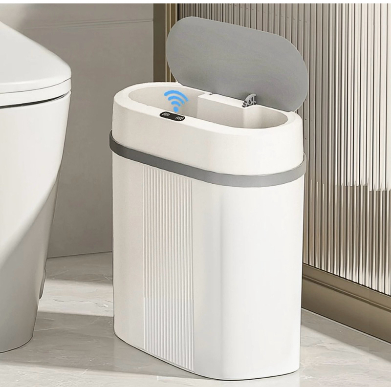 Lixeira com Sensor Automática Inteligente Banheiro Cozinha Escritório 12 LITROS