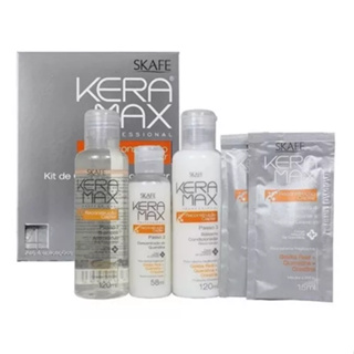 Kit Carga De Queratina E Cauterização Capilar Keramax