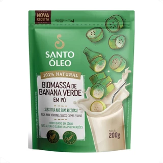 Leite em Pó de Biomassa De Banana Verde 200g