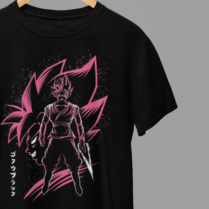 Camiseta ANIME - DRAGON BALL - GOKU BLACK 100% algodão