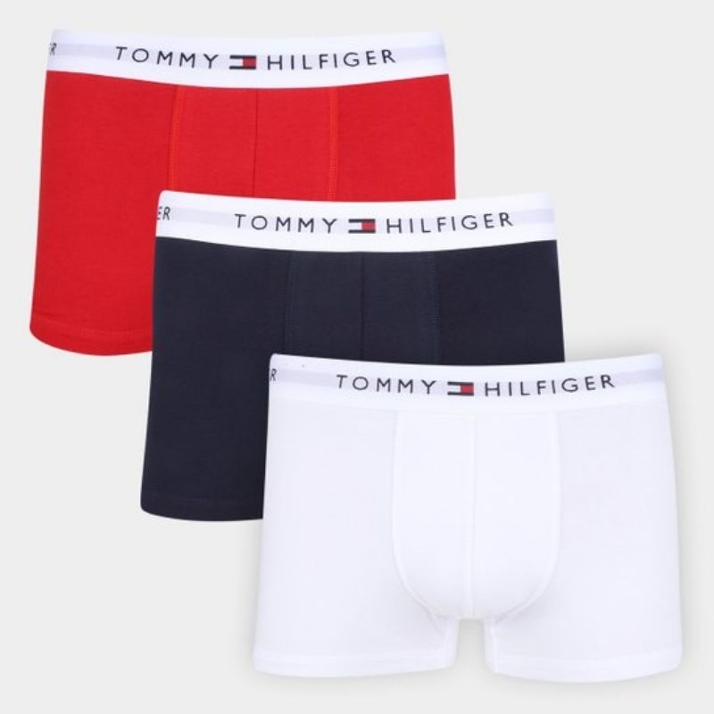 Cueca Tommy Hilfiger Boxer Kit com 2 Peças Lettering Assinatura Mascul –  Mr. Boss