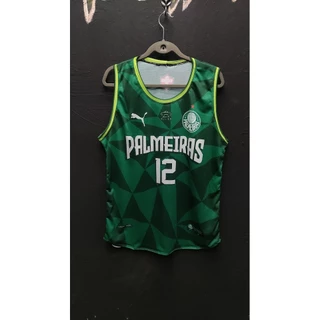 Palmeiras - Time Futebol - Regata NBA (Nome e Numero Personalizavél)