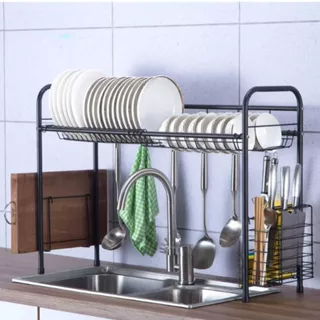 Escorredor De Louça Pia Suspenso Bancada Autossustentável 58cm/63cm Cozinha Suspensa Modulada Autossustentável Aço Inoxidável Escorredor Organizador Louça Pia Bancada Armário