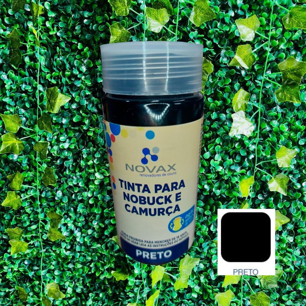 Tinta Nobuck E Camurça Novax 90ml Para Pintar Sapatos Botas