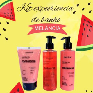 ESFOLIANTE HIDRATRANTE SABONETE MELANCIA LABOTRAT DIA DIA SKINCARE SKIN CARE KIT