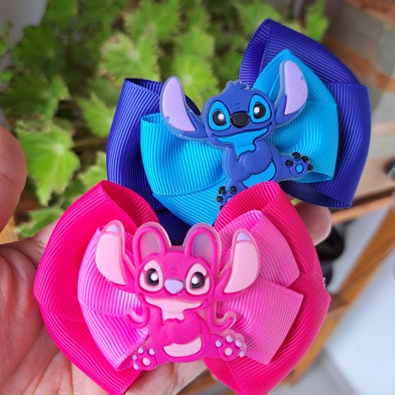 Lacinho STITCH / Laço de cabelo lilo e stitch / lacinho infantil ...