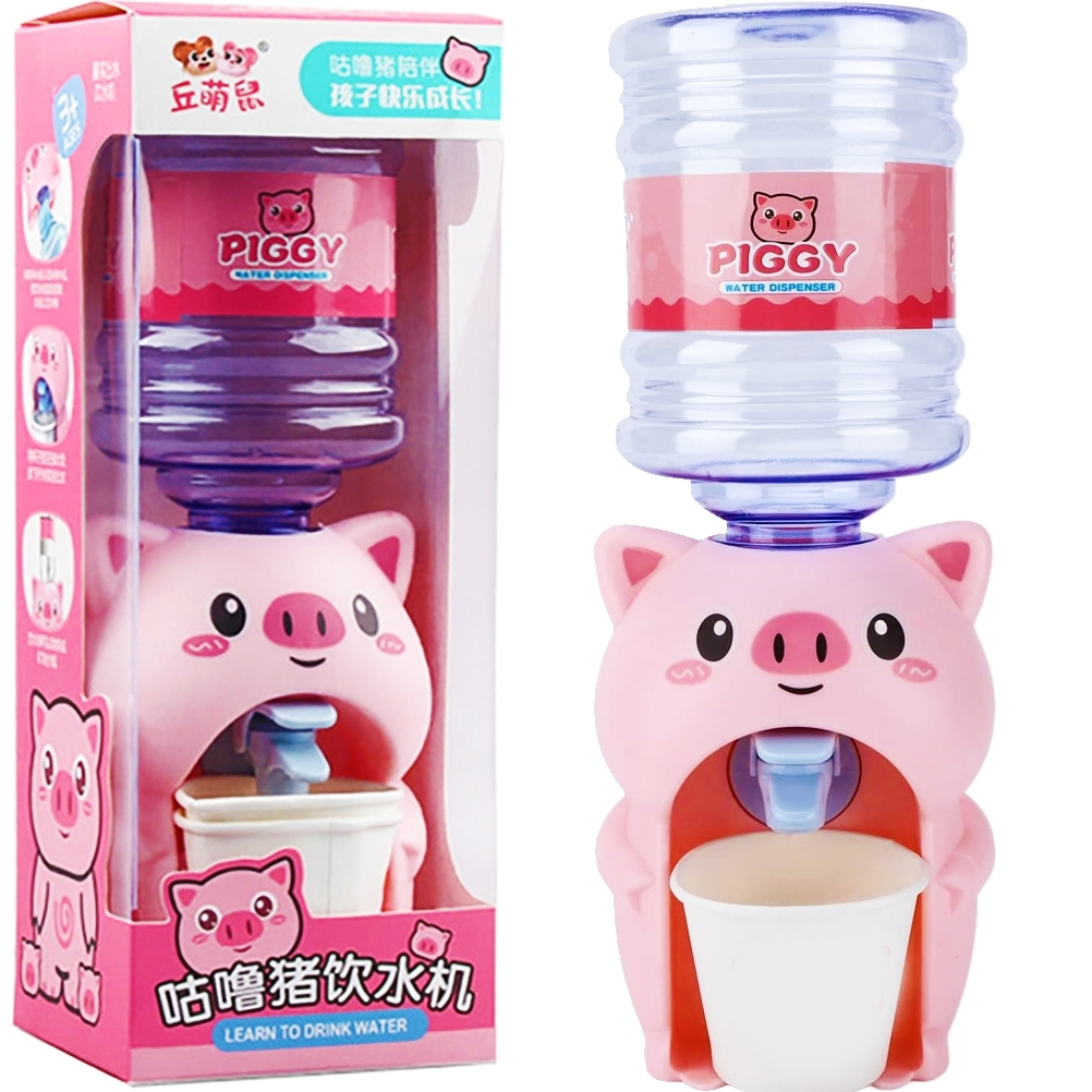 Mini Dispenser Bebedouro Água Porquinho C/ Galão 300ml Agua Micelar