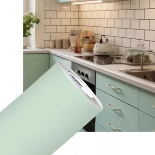 Vinil Adesivo Envelopamento Móveis Verde Menta Fosco 6m x 60cm