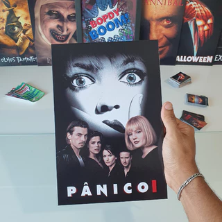 Pânico / Scream 1 Placa decorativa mdf quadro decoração parede presente Filmes / Terror / Suspense / Ghostface