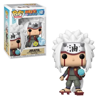 FUNKO POP ANIMATION NARUTO SHIPPUDEN EXCLUSIVE - JIRAIYA 1481 (GLOWS IN THE DARK NOVO ORIGINAL em Oferta na Shopee