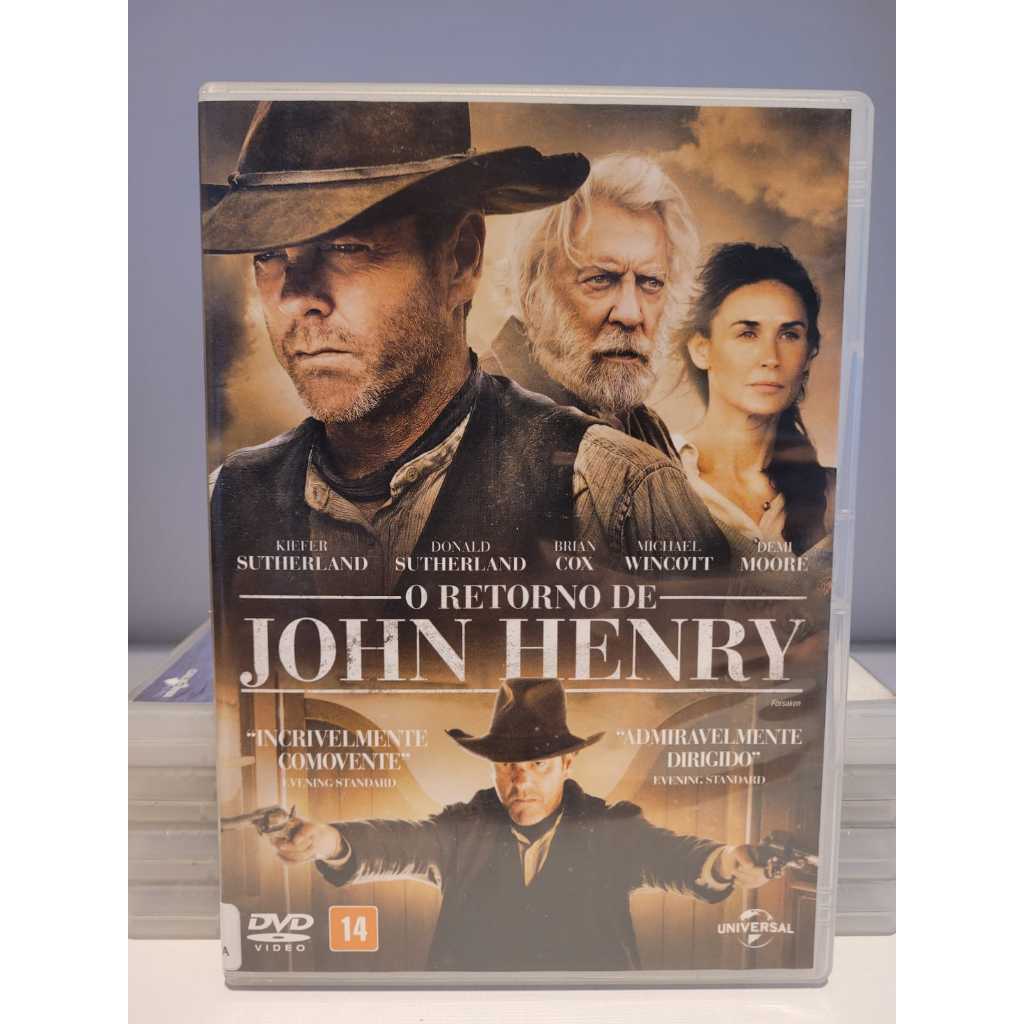O RETORNO DE JOHN HENRY - Kiefer Sutherland Brian Cox - DVD - Original ...