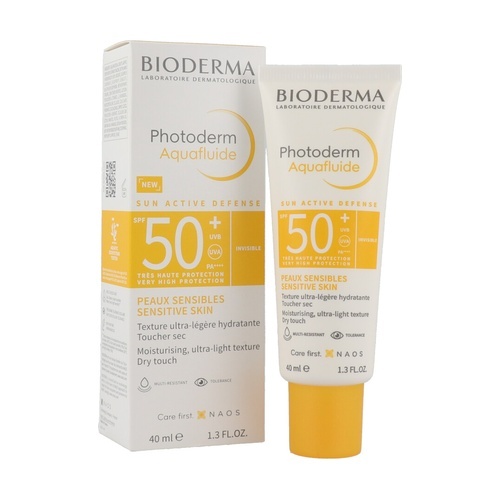 Protetor Solar sem Cor Bioderma - Photoderm Max Aquafluide FPS50+ (40ml ...