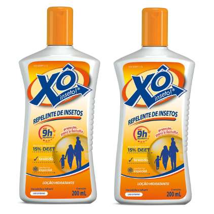 Repelente Xô Inseto Loção 2 unidades 200ml