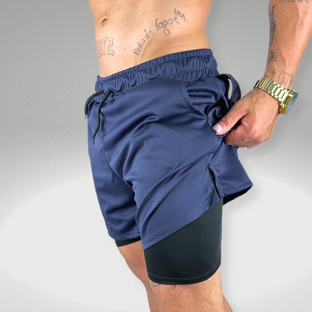 Bolso Legging Masculina Para Corrida Shorts Corrida Masculino