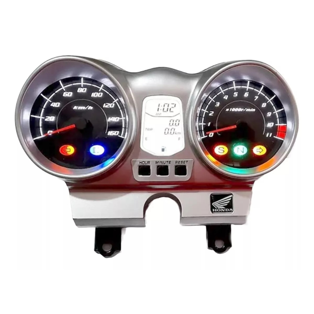 Painel Cbx250 Twister Leds Alto Brilho 3g Branco+ Logo Honda