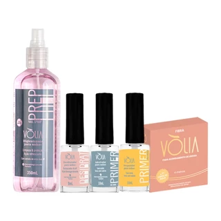 Kit Vòlia - Fibra De Vidro 4mts + Primer Ácido Adesivador + Desidratador + Prep 350ml Promoção