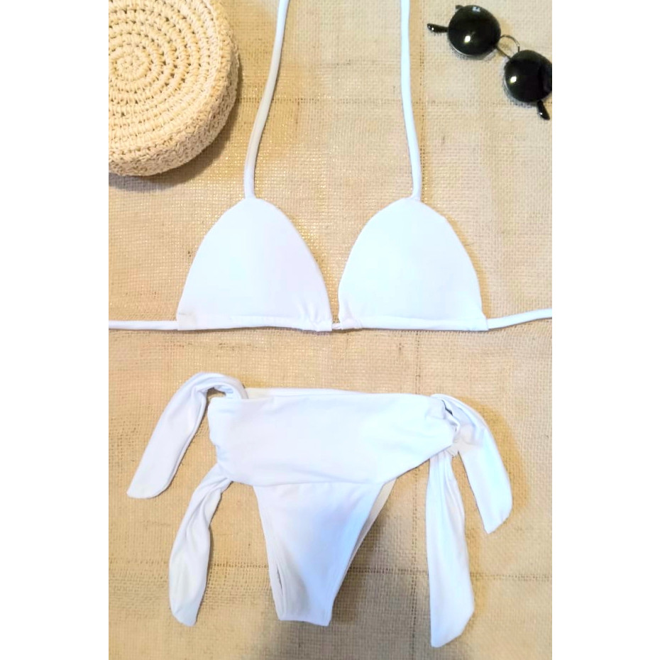 Biquíni Cintura Alta Verão | Biquíni Branco