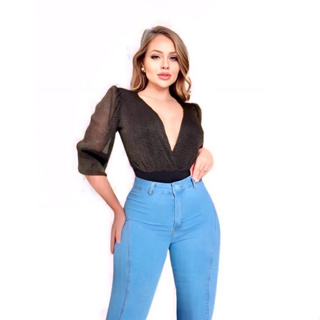 Legging Jeans Empina Bumbum Cintura Alta e Modela o Corpo