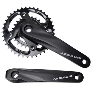 Pedivela Duplo Absolute Wild 38/24 175mm 2x9v / 2x10v Ponta Quadrada sem Central - Mtb