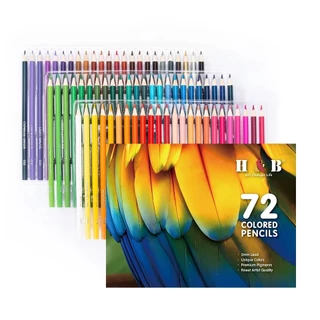 Kit 72 Lápis De Cor a Óleo Artista Profissionais Brutfuner ou H&b