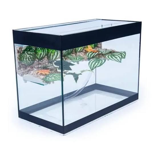 Terrário para tartaruga com cachoeira 43 litros