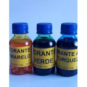 3 Corante De 100ml Para Sabão ,Detergente, Desinfetante