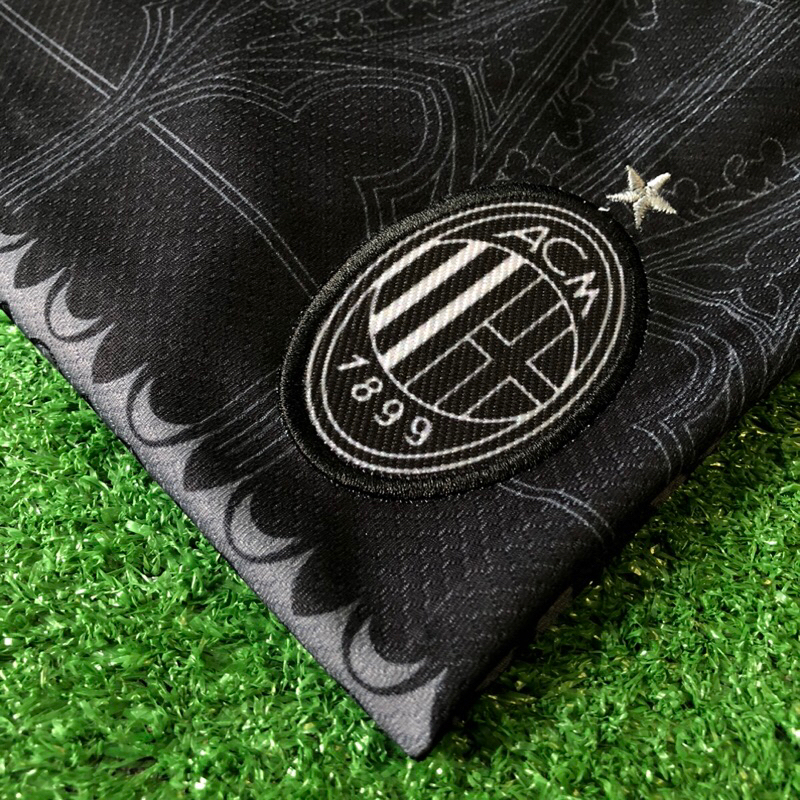 Camisa de Time do Milan Black