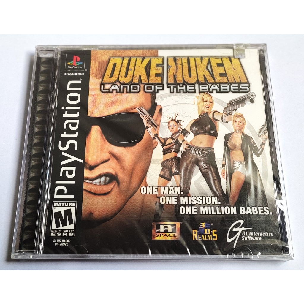 Duke Nukem Land Of Babes Original Novo Lacrado PS1 Jogo Playstation Raro