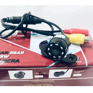 Câmera Veicular De Ré Borboleta 8 Led Visão Noturna Envio 24