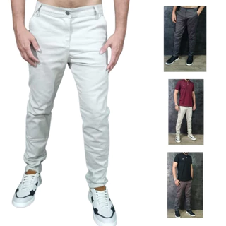 Calça Alfaiataria Esporte Fino e Calça Jeans Masculina Slim Promoção - Tamanhos do 40 ao 46 - Envio Imediato