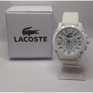 relógio branco Lacoste