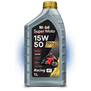 Óleo Mobil Super Moto 15w50 4T 100% Sintético 1 Litro