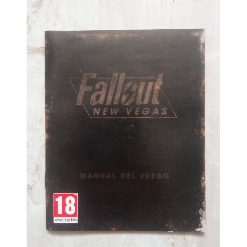 Manual Original Fallout New Vegas / PS3