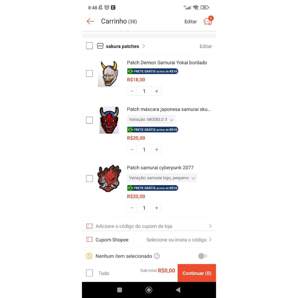 kit 5 patches com velcro | Shopee Brasil