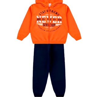 Roupa Atacado Juvenil Conjunto Moletom Flanelado Inverno Menino Tamanhos 10/12/14/16