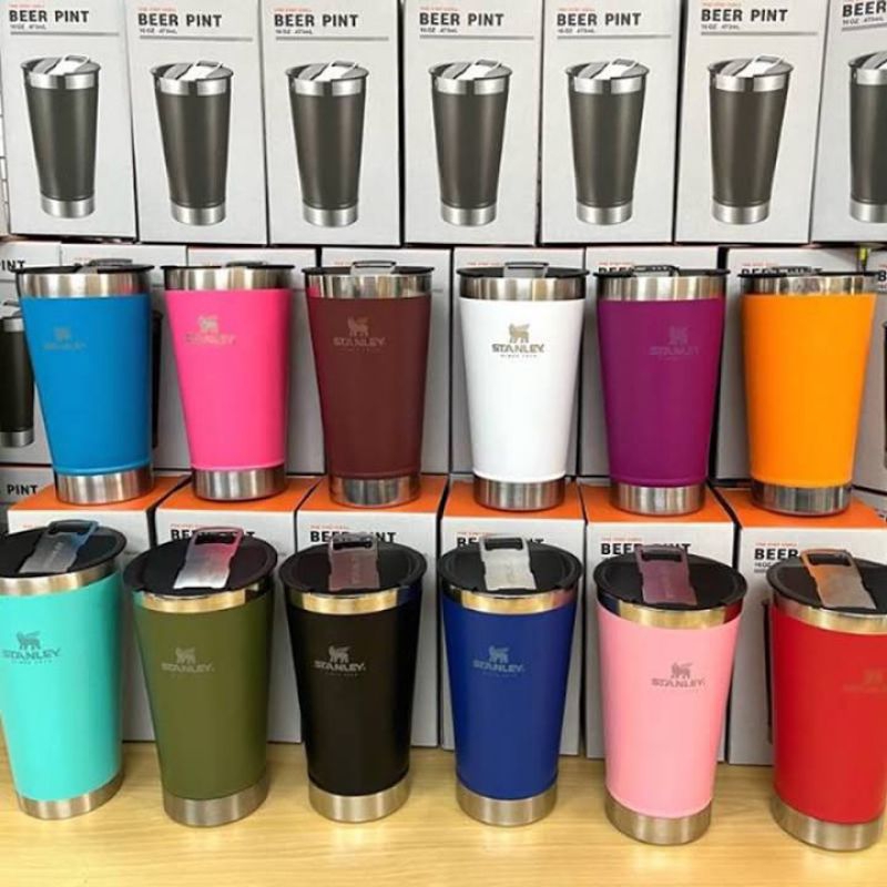 Copo Térmica Gelado e quente 473ml com Tampa, abridor e Caixa
