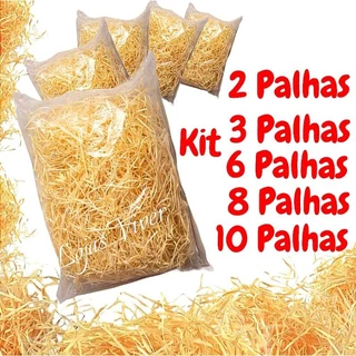 Kit Palha Natural Decorativa