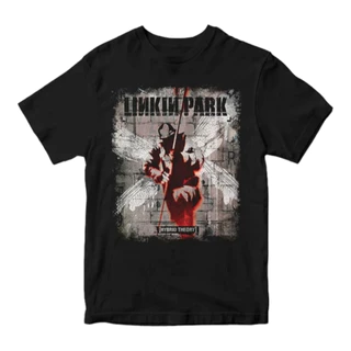 Camiseta banda de rock Linkin Park Hybrid Theory