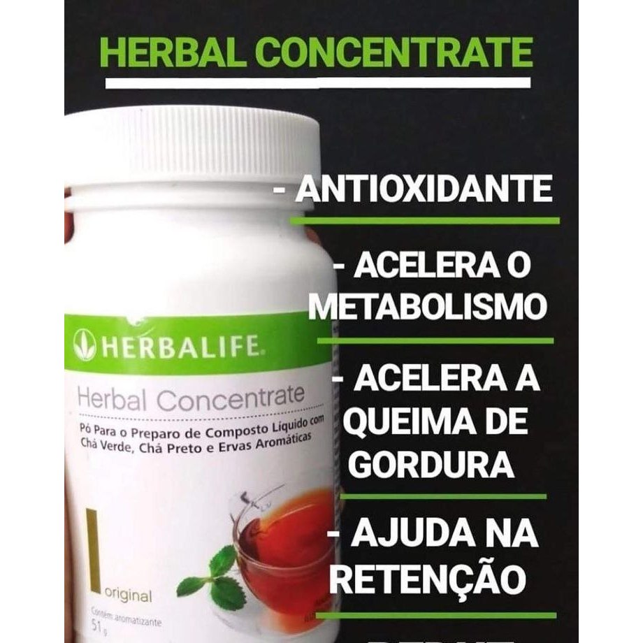 Ch verde Herbalife 50gr e 100gr Shopee Brasil