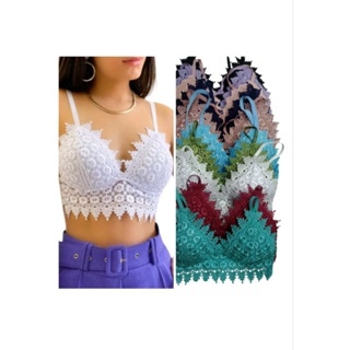 kit 10 Cropped Top Regata Alcinha Luxuoso