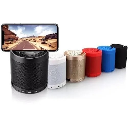 Caixa de Som Hf-Q3 Bluetooth Portátil Usb radio Fm com suporte de celular
