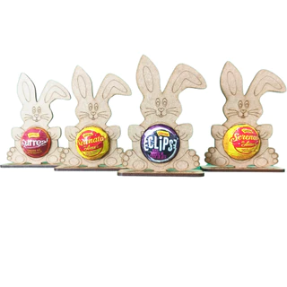 18 Lembrancinha Porta Bombom Coelho Da Páscoa em Oferta na Shopee