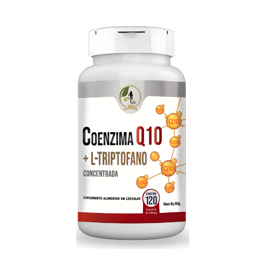 Coenzima Q10 COQ 10 500mg 120 Cápsulas - Fits Life *
