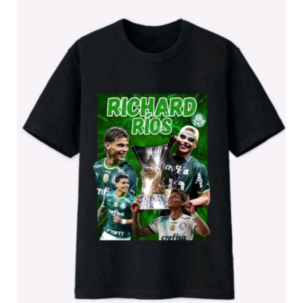 Camiseta Camisa T-Shirt Jogador Richard Rios Palmeiras Verdão Unissex