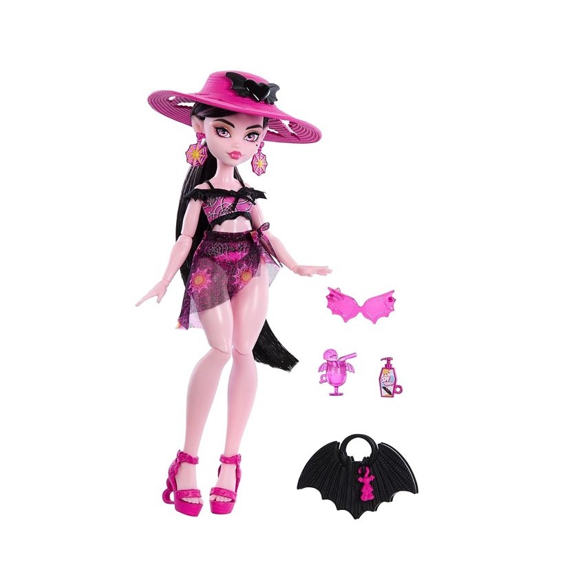 Boneca Monster High Draculaura Ilha do Terror - Mattel